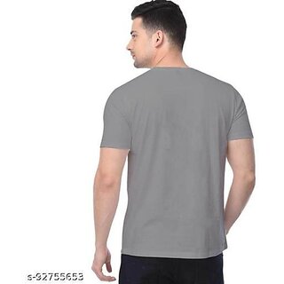 Affordable Men ENUX MEN PRINTED GREY HALF SLEEVE TSHIRT PACK OF 2 (Pack of 2) 2025 at ShopCircui