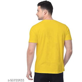 Affordable Men ENUX MEN PRINTED YELLOW HALF SLEEVE TSHIRT PACK OF 2 (Pack of 2) 2025 at ShopCirc