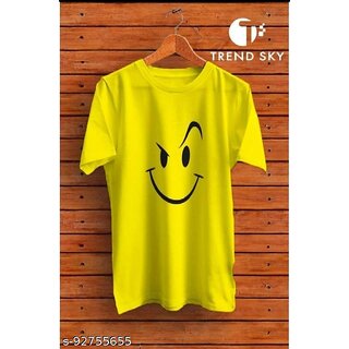 Affordable Men ENUX MEN PRINTED YELLOW HALF SLEEVE TSHIRT PACK OF 2 (Pack of 2) 2025 at ShopCirc