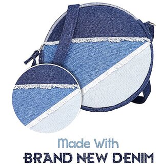 The Purani Jeans Side CrossBody Sling Bag for Women Stylish Latest Girls Handbag New Denim Adjustable Shoulder Strap