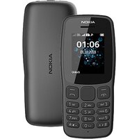 (Refurbished) Nokia 106 Single Sim Mobile Phone (Assorted Color) - Superb Condition, Like New