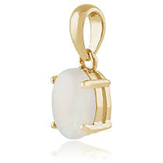                       moonstone panchdhatu pendent with gold plated for men  women Gold-plated Moonstone                                              