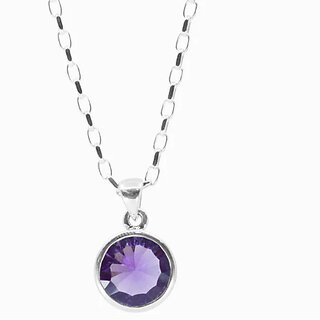                       Amethyst Pendent silver Plated For Men  Women silver-plated Amethyst Metal Pendant                                              