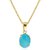 Firoza Pendant Natural stone Turquoise stone Original Astrological Purpose for men  women Gold Turquoise Stone Pendan
