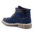Imcolus Blue Synthtic Lace-up Boot For Men