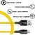 MyKey UC-P1501 1.5 METER USB TO TYPE C 3.0 AMP FAST CHARGING CABLE (YELLOW)
