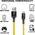 MyKey UC-P1501 1.5 METER USB TO TYPE C 3.0 AMP FAST CHARGING CABLE (YELLOW)