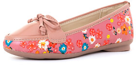 KHADIM Adrianna Pink Casual Loafers for Girls - 4.5-12 yrs (2642036)