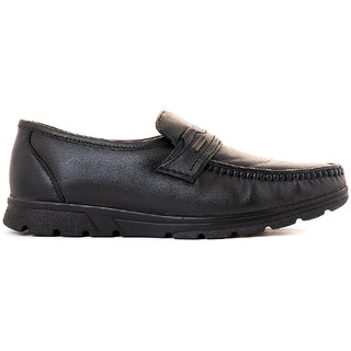 Buy KHADIM British Walkers Black Leather Formal Slip On Shoe for
