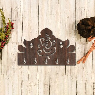                       Modern Ganesha 5 Hook Key Holder                                              