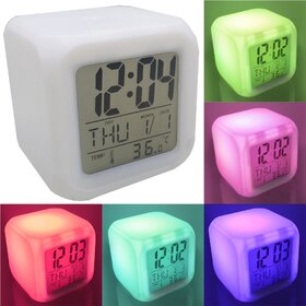 Digital Color Changing Alarm Clock - Pack of 1 - 494