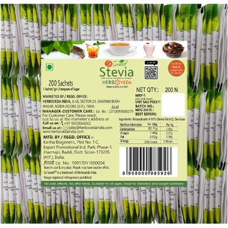                      So Sweet Stevia Sachets Sugar Free Natural Low Calorie Sweetener 200 Sachets                                              