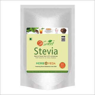                       So Sweet Stevia Powder 100 Natural Low Calories Sugar Free Sweetener 900gm                                              