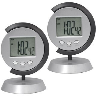 Digital Table Alarm Clock - Pack of 2 - 384
