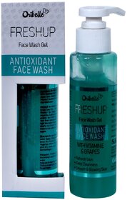 Oribelle Freshup Anti Oxidant Face Wash With Vitamin E, Grapes For Smooth  Glowing Skin