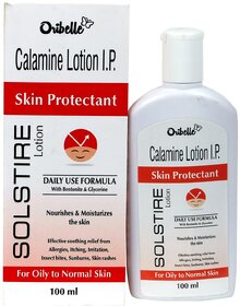 Oribelle Solstire Calamine Lotion Nourishes  Moisturizes Skin Skin Protection 100ml