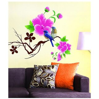 Buy Homeberry Blue Bird Wall Sticker Floral Online Get 1 Off