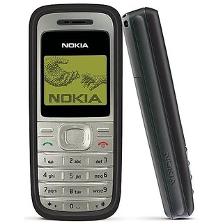                       (Refurbished) Nokia 1200  (Single SIM, 1.2 Inch Display, Black) - Superb Condition, Like New                                              