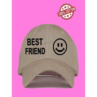                       gray cap Best Friend                                              
