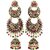 D Pearls Bohemian Multi-Color Earrings for Girls and Women