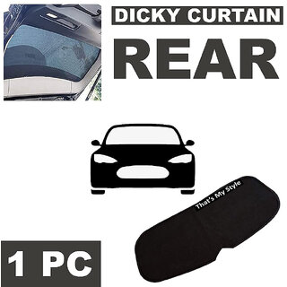                       TMS Rear Dicky Car Sun Shade Car Dicky Rear Mirror Curtain (Rear Diggy) Sunshade for Tata Nexon EV (3 Month Warranty)                                              