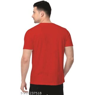 Best Men Graphic Print Men Red Round Neck Polyester Casual T-Shirt 2025 at ShopCircuit | ONDC