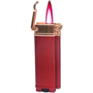                       Red Brass Cigarette Lighter ( Pack of 1 ) - 73                                              