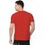 Graphic Print Men Red Round Neck Polyester Casual T-Shirt