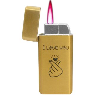                       Gold Cigarette Lighter ( Pack of 1 ) - 83                                              