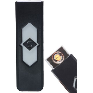                       Black Cigarette Lighter ( Pack of 1 ) - U34                                              