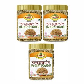 Organic Jaggery Powder  100 Certified Organic  Pure Natural Jaggery Powder 3x250g