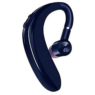                       Wox Bluetooth Single Ear Headset Mic S109 for Unisex Mini Sport Calling Handsfree Earbud (Blue Color)                                              