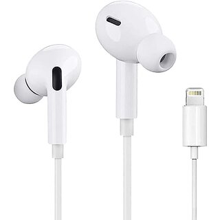                       Wox  Lighting Earphone for Calling and Music Compatible with i-Phone 6/7/8/X/11/12/13-6 Plus/7 Plus/8 Plus/XR/XR Max/11 Pro/11 Pro Max/12 Pro/12 Pro Max/13 Pro/13 Pro Max (White)                                              