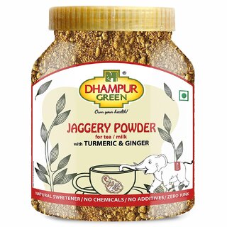                       Turmeric  Ginger Spiced Jaggery Powder  Haldi Sonth ka Masala Gur  Health Formula To Fight Infection 700g Jar                                              