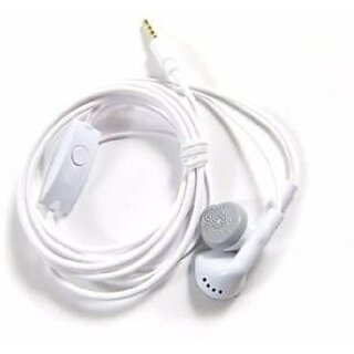                       Wox BEST QUALITY YS HANDFREE FOR ALL SMART PHONES Wired Headset Wired Headset  (White, In the Ear)                                              