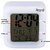 Wox Cube Square Plastic 7 Color Changing Glowing LED Digital Alarm Desk Clock Night Table Watch (Assorted Color)