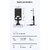 Wox  Universal 360  Rotating Multi-Angle Height Adjustable  Foldable Desktop Mobile Phone Stand for All Smartphones All iPads Tabs Kindle Holder - Black