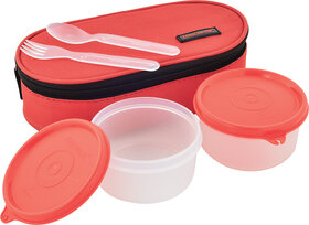 Trueware Classic Microwave safe Lunch box 2 Containers Lunch Box (300 ml)