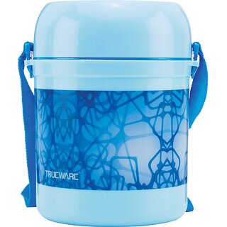                       Trueware Office 3 Insulated Lunch Box 300 ml x 3 3 Containers Lunch Box (900 ml, Thermoware)                                              