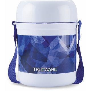                       Trueware Foody 2 Thermoware Lunch Box 3 Containers Lunch Box (300 ml, Thermoware)                                              