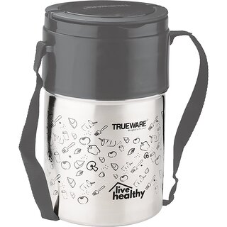                       Trueware Steelex 4 Lunch Box , 4 Containers 4 Containers Lunch Box (350 ml, Thermoware)                                              