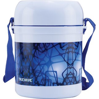                       Trueware Office 3 Insulated Lunch Box 300 ml x 3 3 Containers Lunch Box (900 ml, Thermoware)                                              