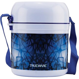                       Trueware Office 2 Insulated Lunch Box 300 ml x 2, 200 ml x 1 3 Containers Lunch Box (800 ml, Thermoware)                                              