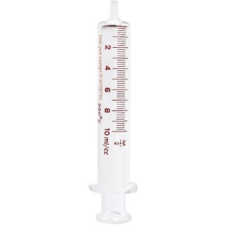                       Veterinary Glass Syringe 10 ml - Interchangable Borosilicate Glass Syringe (NOT Returnable) Birds' Park                                              