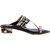 OZURI Women's One Toe Casual Block Heels