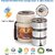 Trueware Office Plus 3 Stainless Steel Containers Tiffin Insulated Lunch Box 300 ml x 3 3 Containers Lunch Box (900 ml, Thermoware)