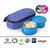Trueware Nutri Fresh 2 Insulated Stainless Steel Lunch Box -BlueTiffin Box With Bag for Office,College,School 2 Containers Lunch Box (600 ml)
