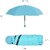 SWOPPLY Foldable Mini Cute Pocket Lights and Small Capsule Umbrella with Waterproof Cover,3 Fold Travel Bottle Umbrella Folding Compact Pocket UV Protection Rain Outdoor Car | men women kids