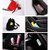 SWOPPLY Foldable Mini Cute Pocket Lights and Small Capsule Umbrella with Waterproof Cover,3 Fold Travel Bottle Umbrella Folding Compact Pocket UV Protection Rain Outdoor Car | men women kids