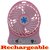 Rechargeable Fan Mini Table Rechargeable Fan - 12